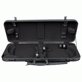 GEWA Double Case, Violin, Idea 2.5, 4/4, Carbon Black/Black