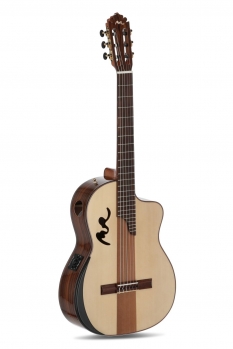 Manuel Rodriguez Caf&eacute; Cortado, Santo Rosewood 4/4, Gloss, E-Acoustic, Cutaway