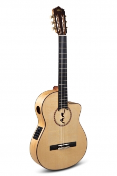 Manuel Rodriguez FF Sabicas Boca Flamenco, Spruce/Cypress, 4/4, Cutaway